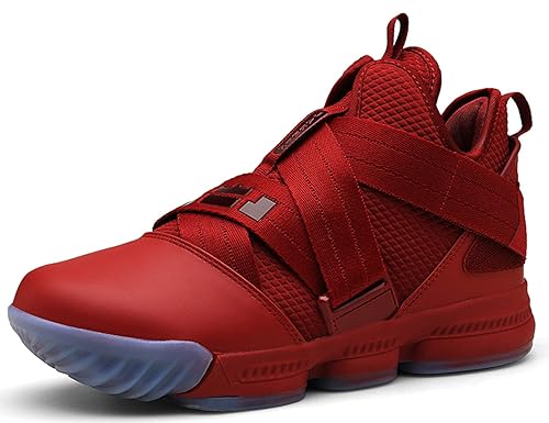 SINOES Unisex Basketball Schuhe Outdoor Anti-Rutsch Sneaker High-Top Sportschuhe Laufeschuhe Atmungsaktiv Ausbildung Turnschu