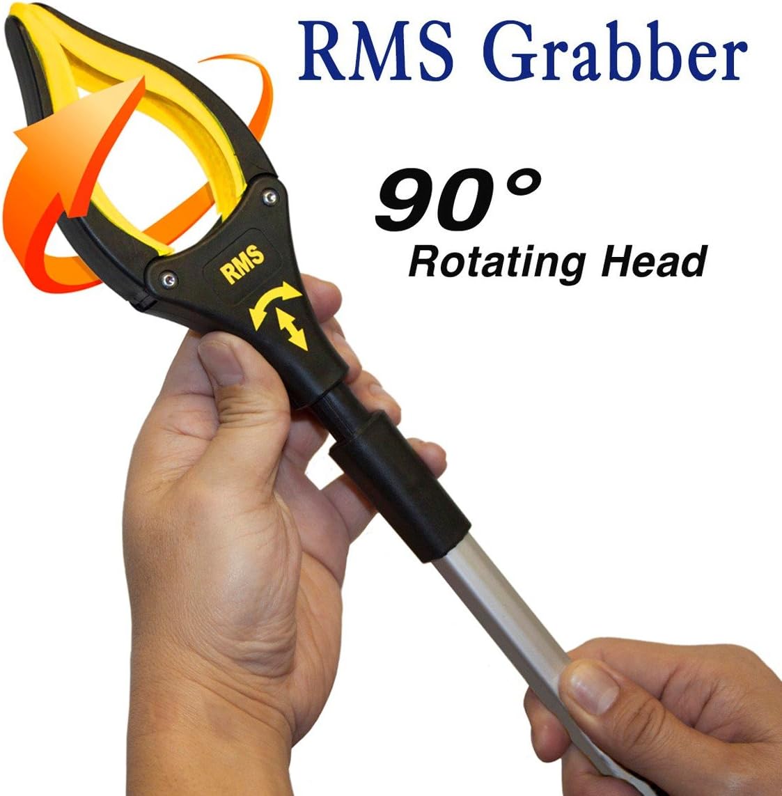 2-Pack 32 Inch and 19 Inch Grabber Reacher with Rotating Jaw - Mobility Aid Reaching Assist Tool: Health & Personal Care