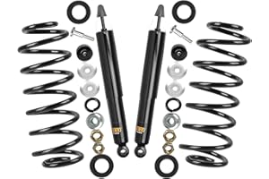 OREDY Rear Shock Absorbers Coil Spring Conversion Kit for 1990-2002 Lincoln Town Car/1992-2002 Ford Crown Victoria/Mercury Grand Marquis - 90003