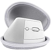 Aenllosi Hard Carrying Case Replacement for Logitech Lift Vertical Ergonomic Mouse (Grey)