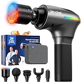 BOB AND BRAD A2 Pro Massage Gun with Heat and Cold, Pressure Sensor | FSA Eligible Deep Tissue Percussion Muscle Massager, 10.5mm Amplitude, 4000mAh USB-C, Gifts for Men Women Athletes HSA