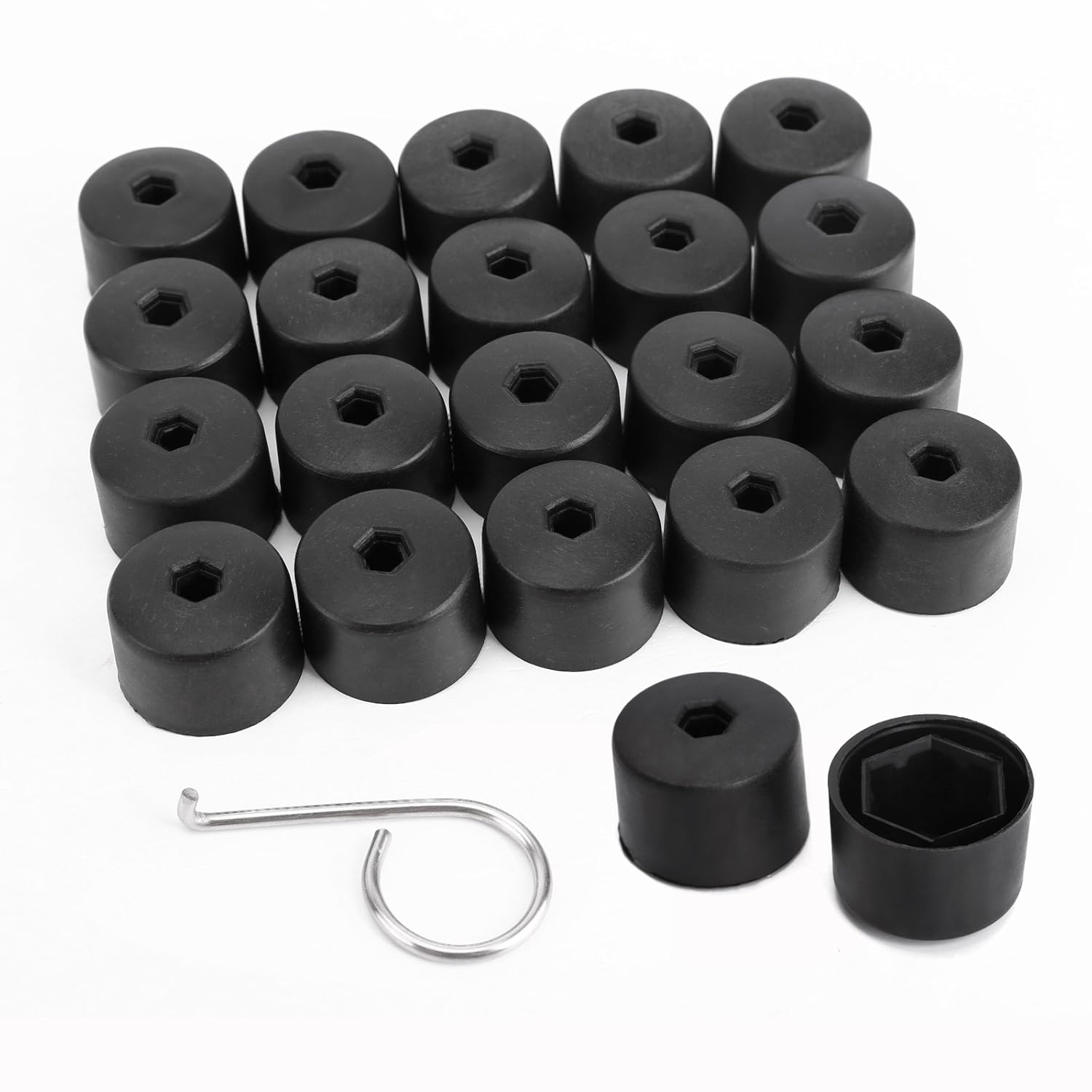 SurePromise One Stop Solution for Sourcing 17mm Black Plastic Wheel Nut