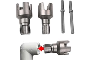 FNLGTN PVC Pipe Threading Tool Kit, 1/2 and 3/4 inch Dies, Internal and External Threader Set, 2-Piece