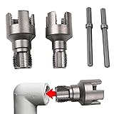PVC Pipe Threading Tool Kit, 1/2 and 3/4 inch