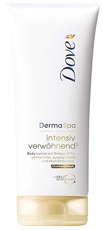 DOVE DermaSpa Intensiv Verwöhnend³ Body Lotion, 2er Pack (2 x 200 ml)