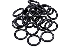 MEAJOO 25PCS 11105 O-Ring for Harley Davidson Motorcycles, Genuine OEM Size Nitrile Seal, Fits Touring, Softail, Dyna Models - Engine, Transmission, Primary - Leak Proof & Vibration Resistant(Black)