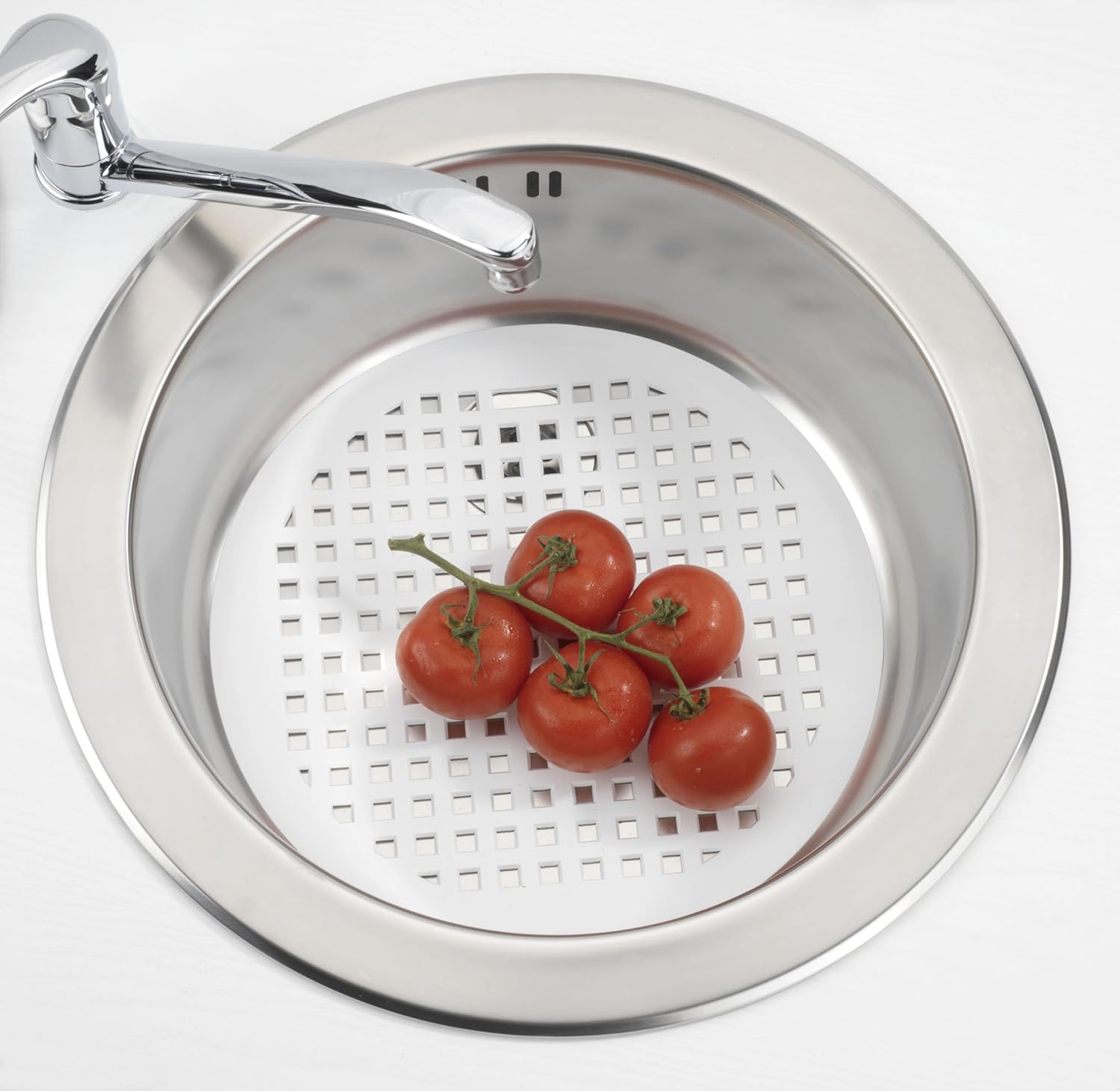 Wenko Round Sink Mat, White Amazon.co.uk Kitchen & Home