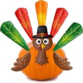 Fancy Land Turkey Pumpkin Decoration Kit Thanksgiving Metal Pumpkin Turkey | Holiday, Home, Party Supplies, DIY, Make Your Own Turkey Pumpkin, Ornament
