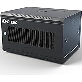 Kinchoix 6U Server Cabinet Wall Mount Network Rack Enclosure Cabinet Enclosure for Computer Data Networking Electronic Equipment, Removable Side Panels 14.5in Depth