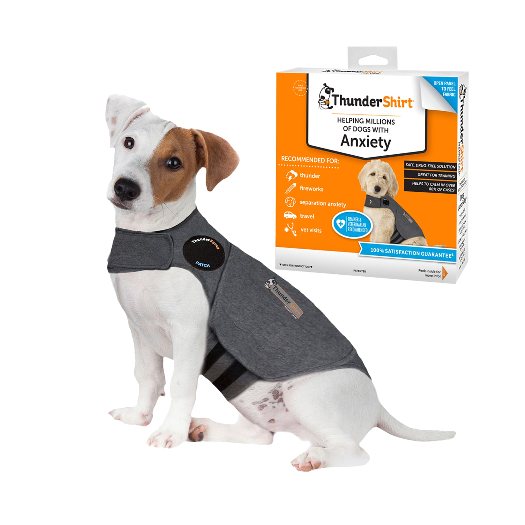 ThunderShirt Breeze Für Hunde – Beruhigungsgeschirr, Größe Large, Himmelblau, Atmungsaktiv