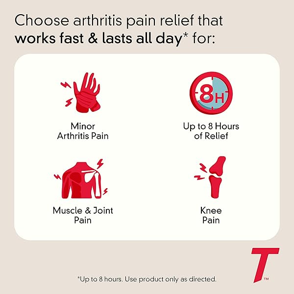 TYLENOL 8 HOUR ARTHRITIS PAIN RELIEF EXTENDED-RELEASE TABLETS, 650 MG ACETAMINOPHEN, JOINT PAIN RELIEVER & FEVER REDUCER MEDICINE, ORAL PAIN RELIEVER FOR ARTHRITIS & JOINT PAIN, 24 COUNT