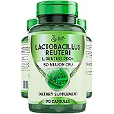 BLIVA Lactobacillus Reuteri Capsules – L Reuteri - 50 Billion CFU per Serving - Highest CFU Count L Reuteri Supplement - 90 Capsules