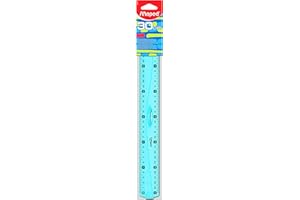 Maped Geometric Ruler 30-Centimeters/12-Inch, Assorted Colors (254949)