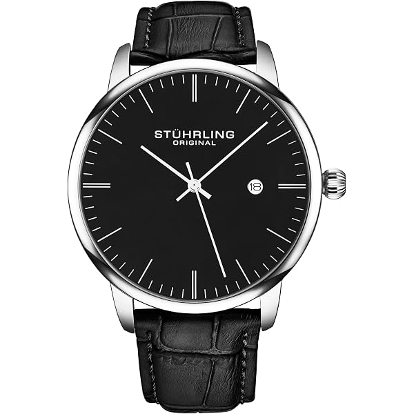 Stührling Original Orologio da uomo Voyager cinturino in nylon resistente all'acqua al quarzo 44mm, Verde