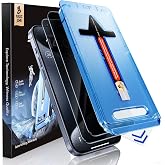 MAGIC JOHN for iPhone 15 Pro Privacy Screen Protector Easy Installation | 2 Pack, 6.1 inch, Auto Dust-Elimination, Bubble Free, 9H tempered glass, Anti-Spy, Case Friendly, Daily Drop Protection