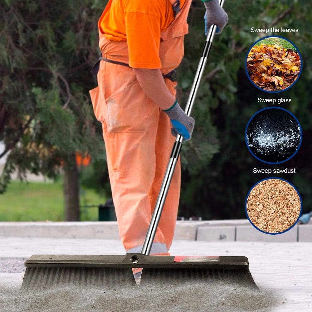 Catalpa Blume - Set Scopa E Paletta Con Manico Lungo, Scopa Pieghevole - Foto 12