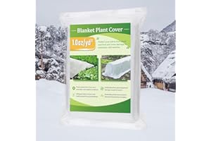 Alphatool Plant Covers Freeze Protection - 10 ft x 12 ft Frost Cloths Blankets for Outdoor Plants, 1.0oz/yd² Non-Woven Fabric Floating Row Cover, Thick Garden Covers for Raised Beds