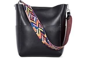 BROMEN Women Purses and Handbags Leather Hobo Bags Designer Shoulder Bucket Crossbody Purse