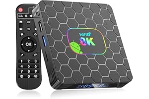 Android TV Box 14.0, Android Box 2025 4GB RAM 64GB ROM, Android 14 TV Boxes 8K 4K Wi-Fi 6 with RK3528 Quad-Core CPU 2.4G 5G D