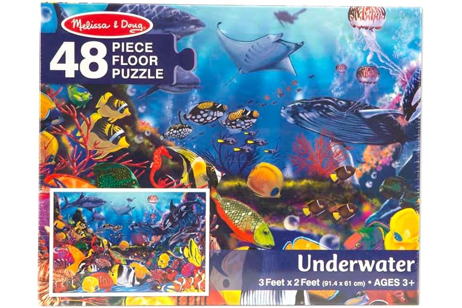 Melissa & Doug Underwater Floor Puzzle - 48 Pieces