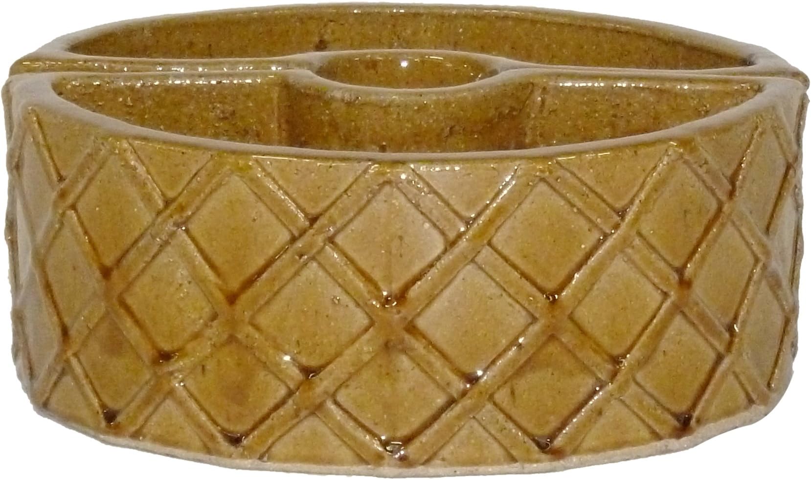 38-8450 Trellis Umbrella Planter, Terra Gold