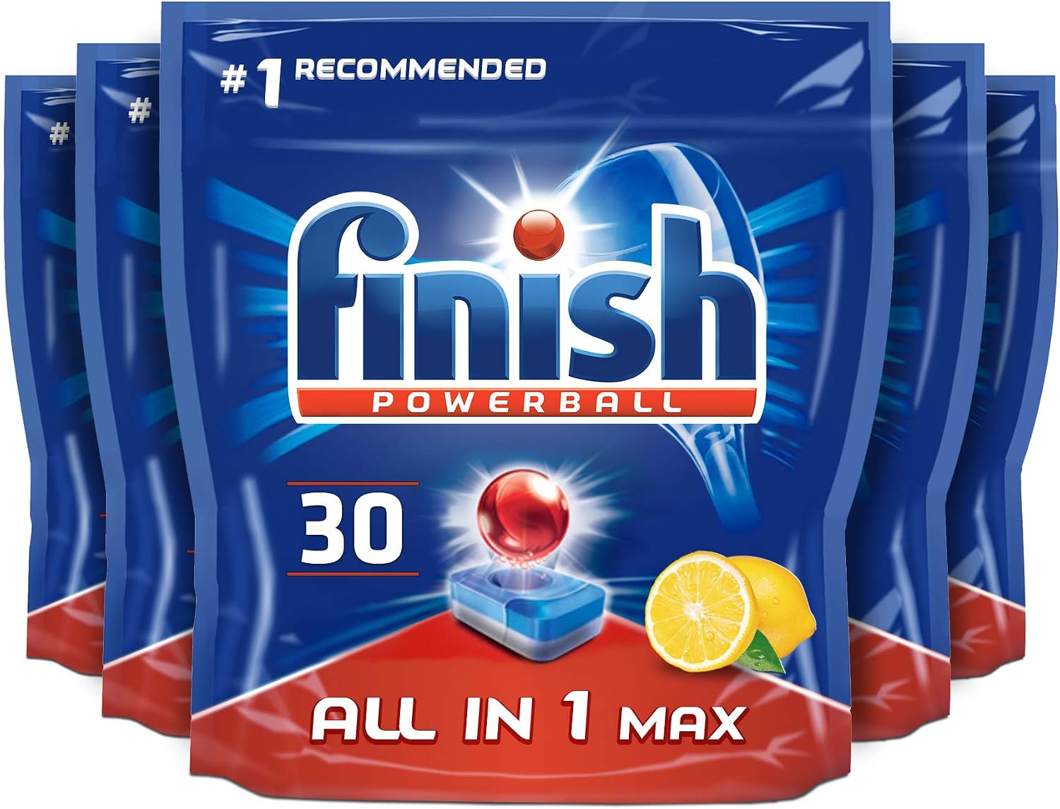 Finish Ultimate Infinity Shine Dishwasher Tablets bulk, Blue