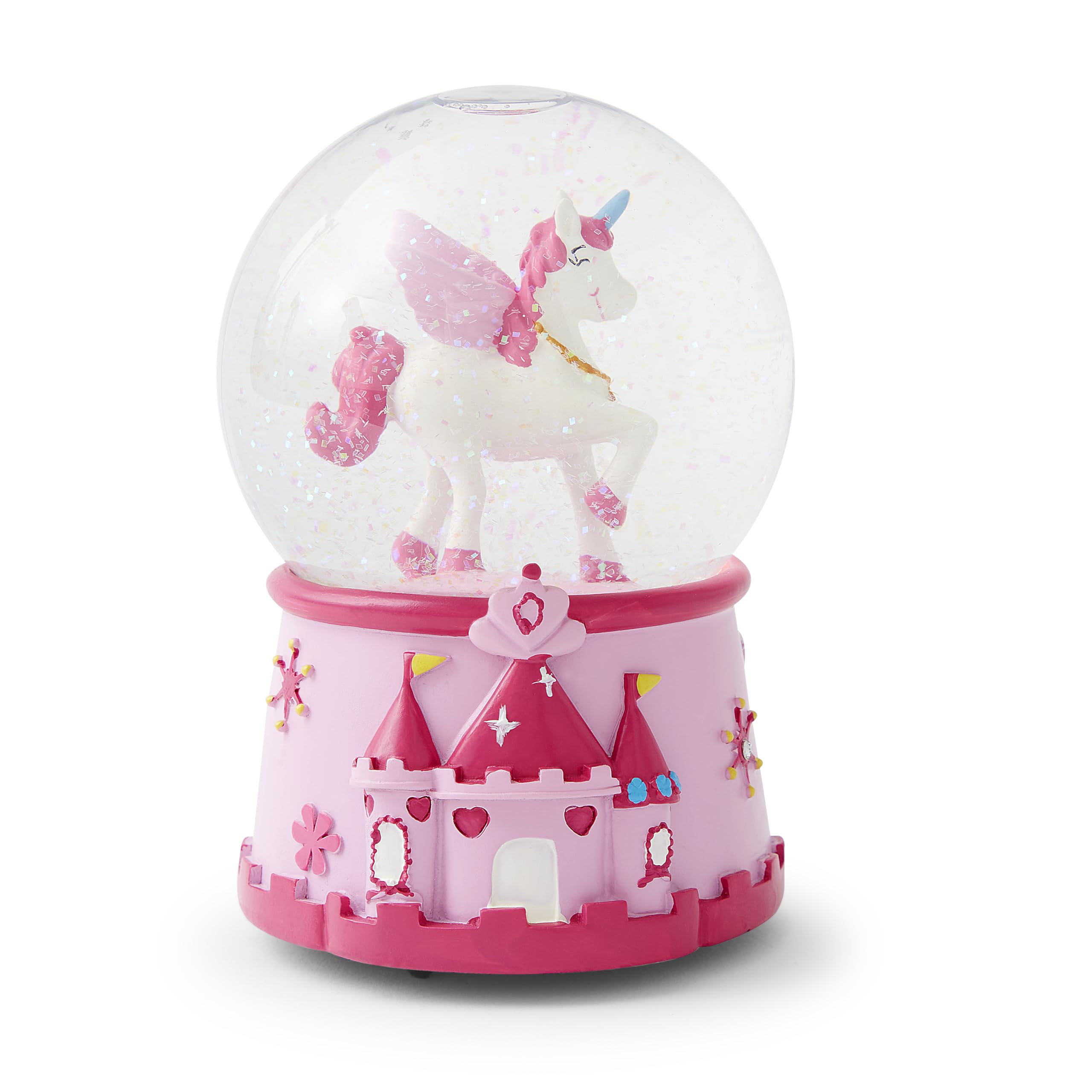Mousehouse Gifts - Enchanting Unicorn Musical Snow Globe, Christmas Snow Globe Gift for Girls