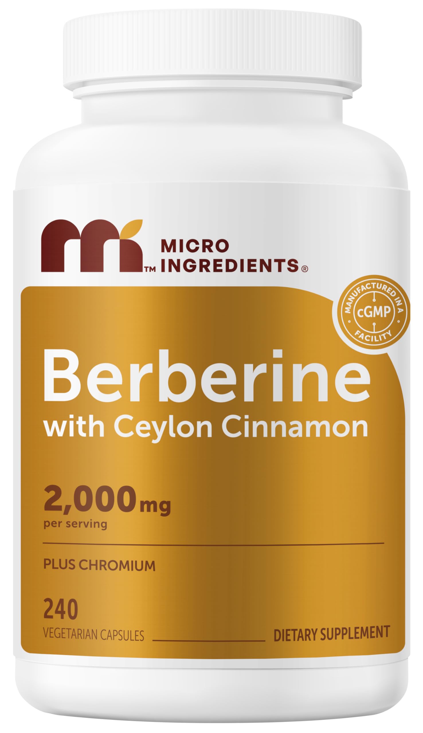 Berberine with Ceylon Cinnamon 2000 mg