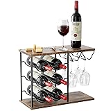 Nuovoware Wine Racks Countertop, Wine Bottle Holder