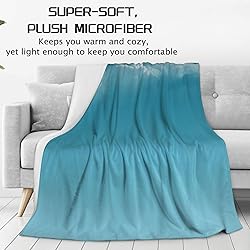 VANZEV Pothos Leaves Blanket,Sage Green Flannel