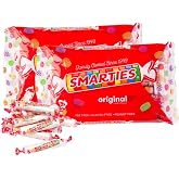 Smarties Candy Bulk Rolls Original Flavor - Gluten &amp; Vegan Free - Classic Sweetness From Family Owned Company Since 1949, Peanut &amp; Dairy Free - Perfect Halloween Candy - 14 oz Bag (Pack of 2)