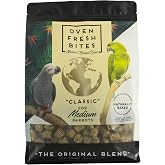 Oven Fresh Bites Natural Baked Avian Diet, All-Natural Bird Food, Whole Grain, Medium Parrot, 28 Oz