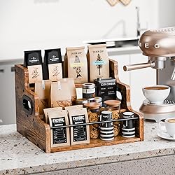 KLM Liquor Bottle Display Shelf, Coffee Syrup Rack