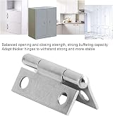TERF 10Pcs Zinc Plated Stainless Steel Butt Hinges 25mm 1in Silver view 7