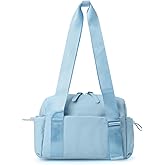 Didida Small Gym Bag for Women Girls,Waterproof Mini Gym Bag with Wet Compartment,Small Duffle Bag for Workout Sport Travel Weekender,Blue