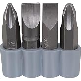 Performance Tool W2500-36MM 4-Piece 36 mm Impact Replacement Bits | Heavy duty construction. Designed as replacement bits for W2500P impact tool. Ideal for automotive use