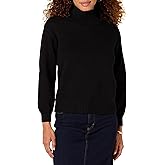Amazon Essentials Women's Pull-Over Cotton Sweaters, Funnel-Neck, Available in Plus Size