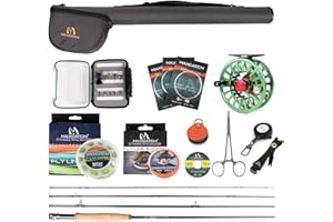 Maxcatch Premier Fly Fishing Rod and Reel Combo Complete 9' Fishing Outfit