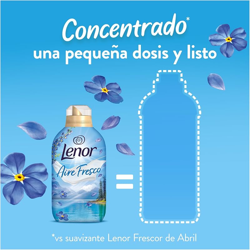 Amaciador de ar fresco para roupa Frescura alpina 76 lavagem, 1,064L, frescura resistente à secagem em ambientes húmidos ou sol intenso