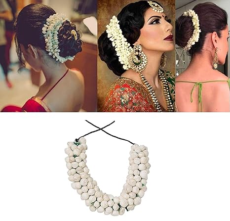 Boxo South Indian Gajra Veni Hair Gajra For Wedding Girls Bun