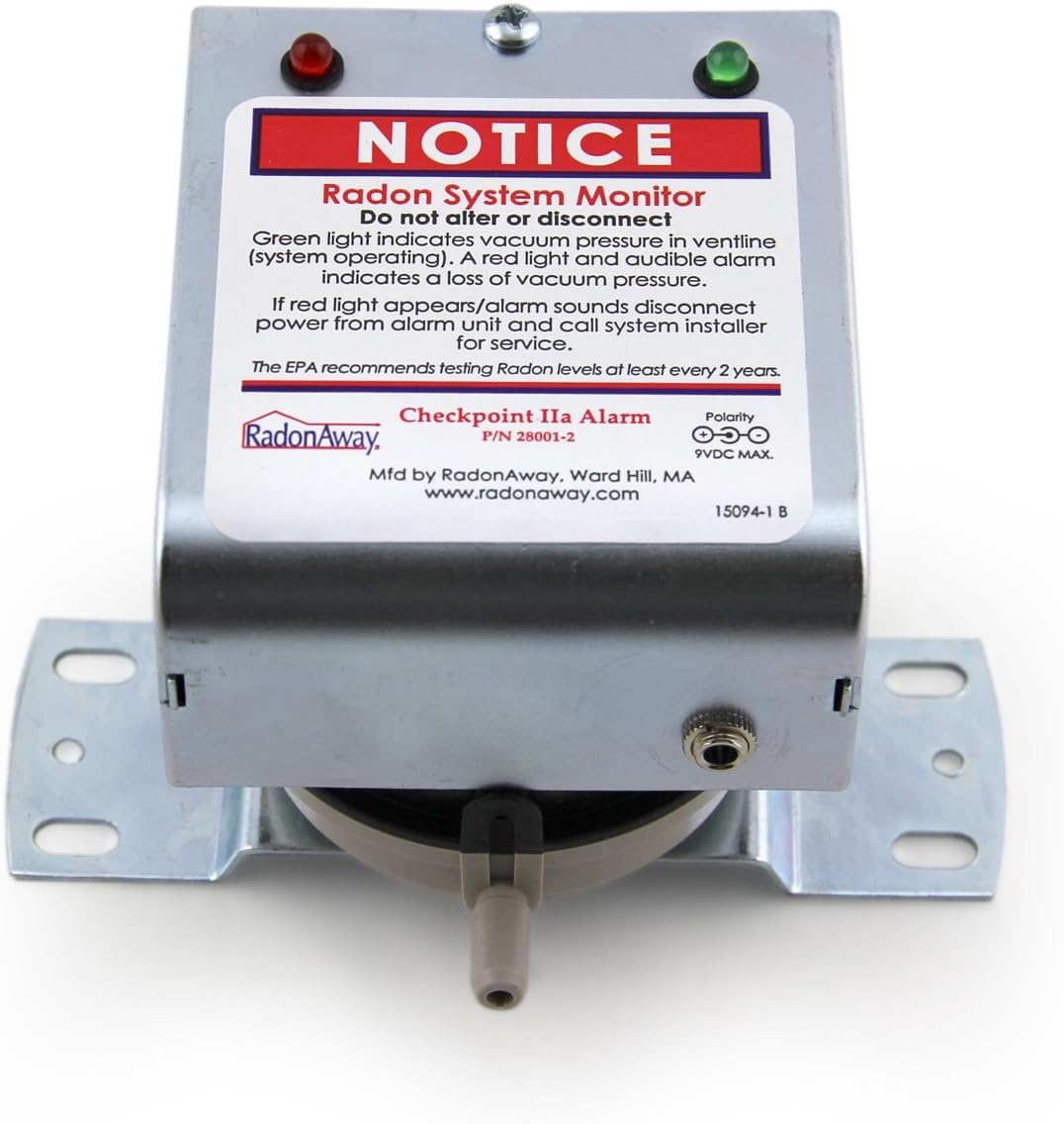 Checkpoint IIa Radon System Alarm