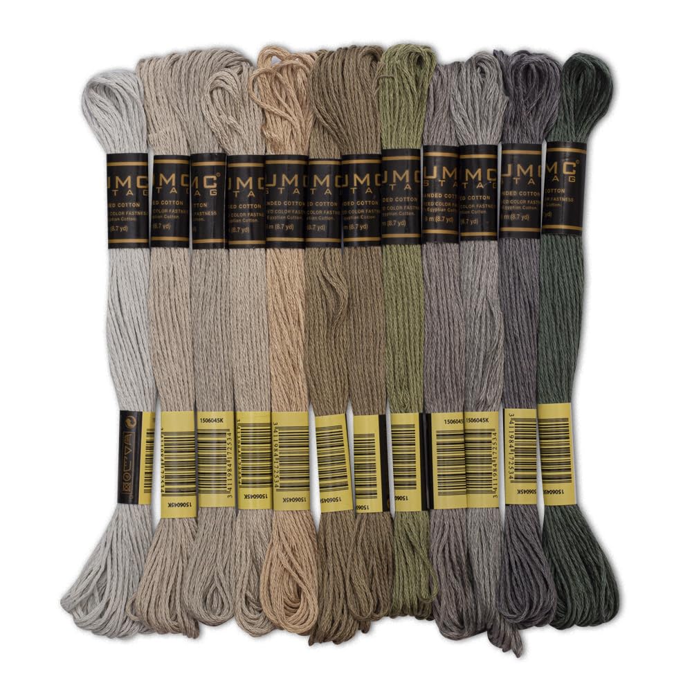 UMC STAG 12 Pieces | Premium Embroidery Thread