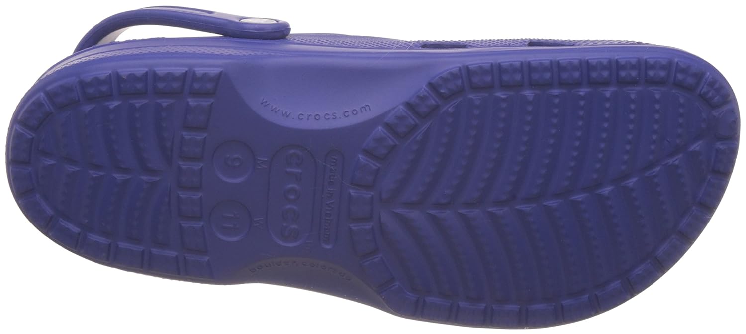 crocs unisex baya cerulean blue clogs and mules