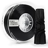 R3D High Speed PLA Pro Filament 1.75mm 1KG, 3D Printer Filament for 30-600 mm/s High-Speed Printing, Dimensional Accuracy +/- 0.02 mm, Plastic Spool, Compatible with AMS (Black)