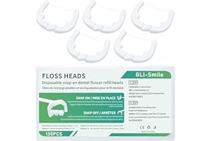 Ultraclean Access Flosser Refill Heads, Effective Plaque Removal for Proper Oral Care & Hygiene, Durable Flosser Refill Heads