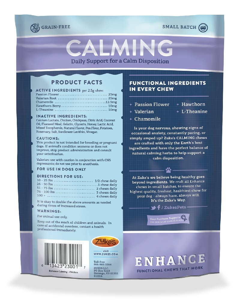 zukes calming