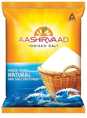 Aashirvaad Salt - Iodised, 1kg Bag