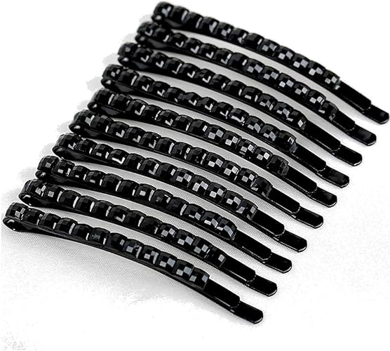 Amazon 10本 黒ピン ヘアピン ラインストーン シンプル 冠婚葬祭 就職活動で好印象 黒色 大人可愛いヘアピン 6 Black10本四角 ピン コーム 通販