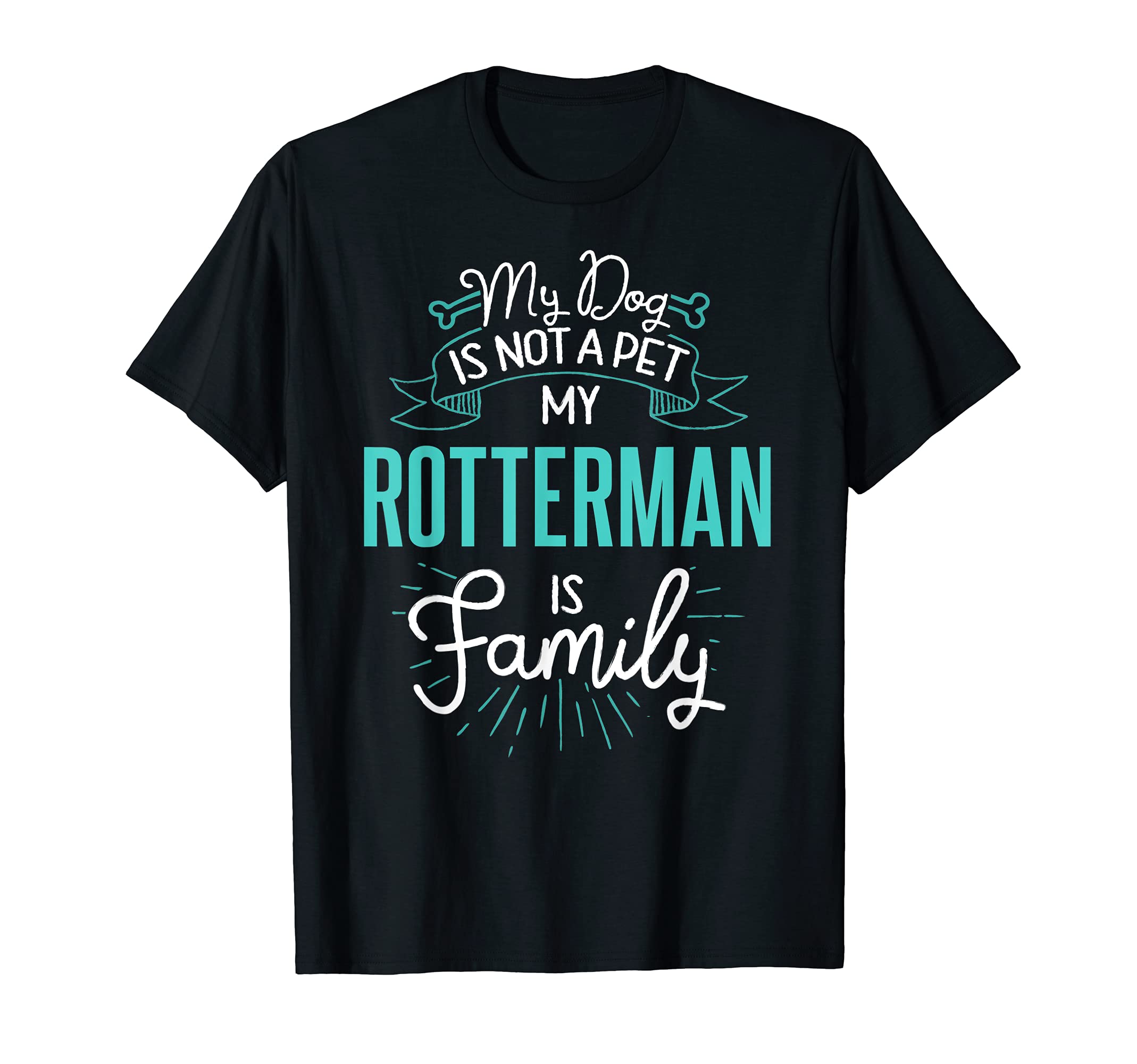 Cute Rotterman Design Family Dog Giftn T-Shirt