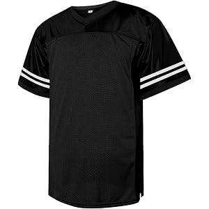 Saaifuu Boys Football Practice Jersey,Mesh Athletic Football Shirt Blank Footabll Jerseys for Kids XS-XL
